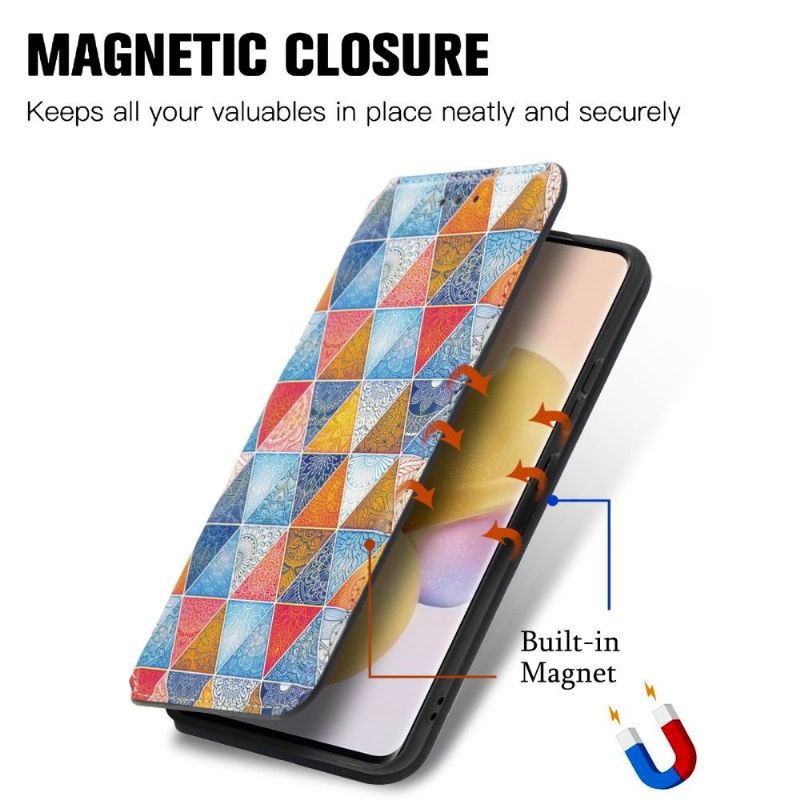 Kožené Pouzdro Na Xiaomi 12 Mandalový Kaleidoskop