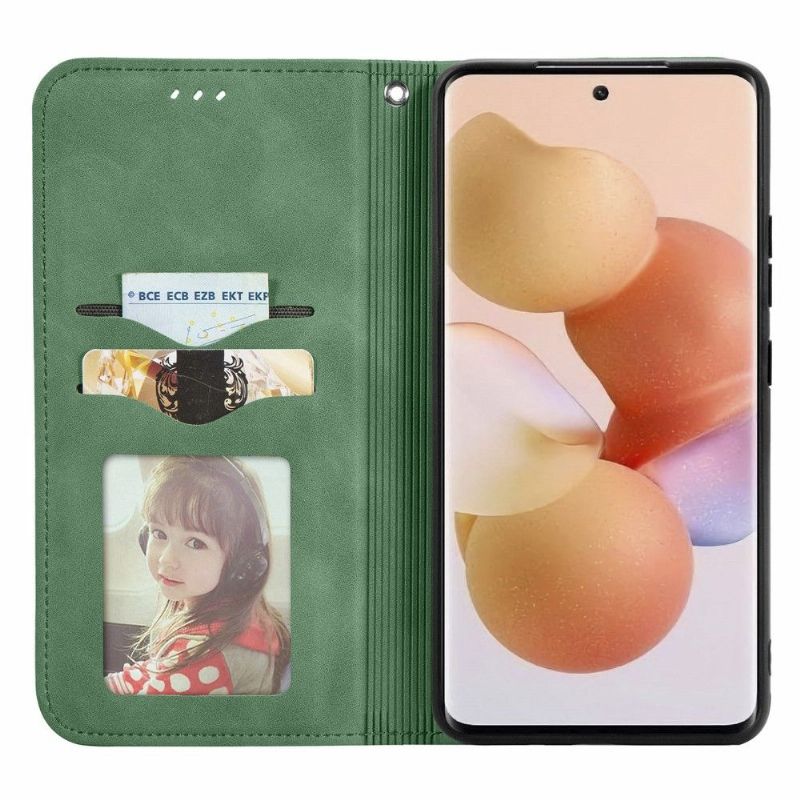 Kožené Pouzdro Na Xiaomi 12 Obchodní Retro