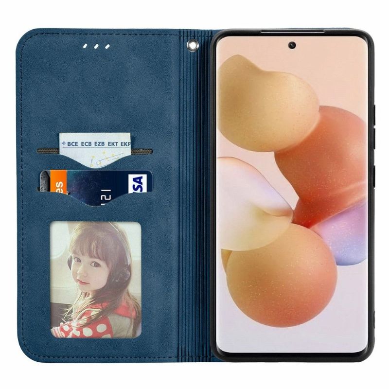 Kožené Pouzdro Na Xiaomi 12 Obchodní Retro