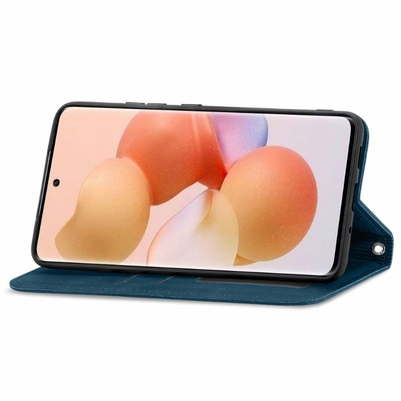 Kožené Pouzdro Na Xiaomi 12 Obchodní Retro