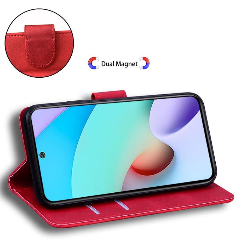 Kožené Pouzdro Na Xiaomi 12 Reliéfní Tygr