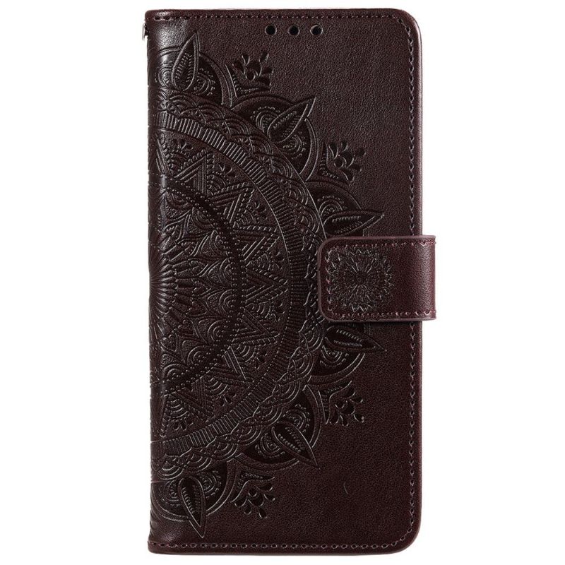 Kožené Pouzdro Na Xiaomi 12 Sluneční Mandala