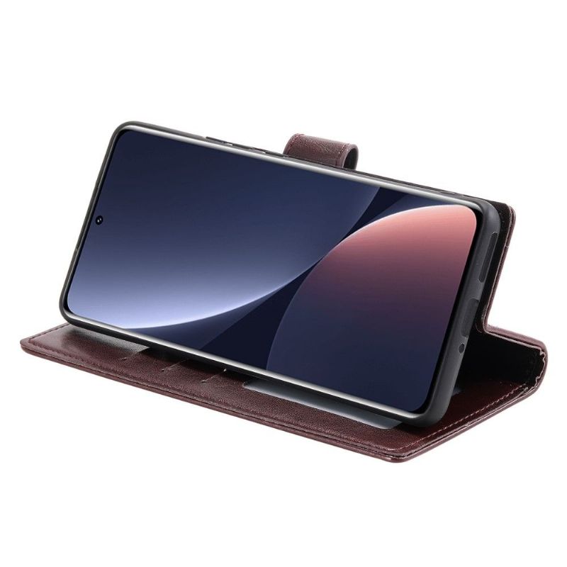 Kožené Pouzdro Na Xiaomi 12 Sluneční Mandala