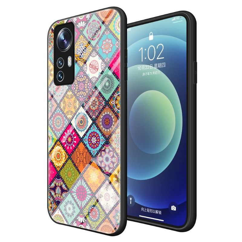 Kryt Na Xiaomi 12 Mandalový Kaleidoskop Se Stojanem