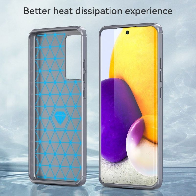 Kryt Na Xiaomi 12 Silikonový Kartáčovaný Efekt