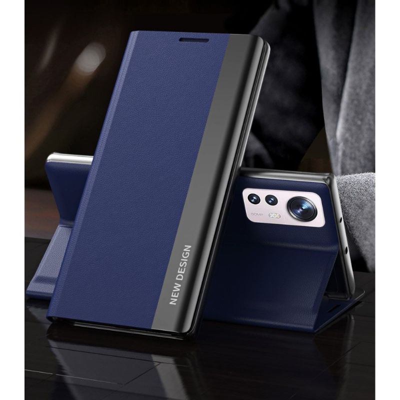Pouzdra Na Xiaomi 12 Obchodní Magnet S Koženým Efektem