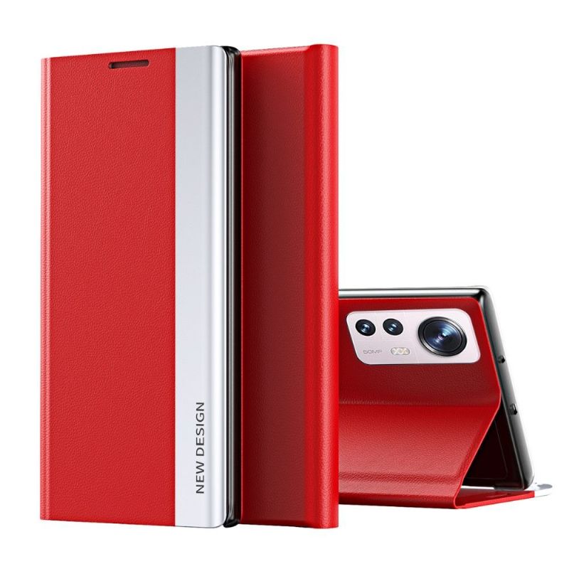 Pouzdra Na Xiaomi 12 Obchodní Magnet S Koženým Efektem