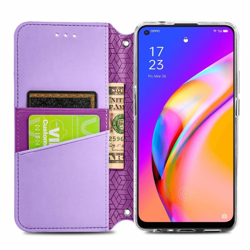 Flipové Pouzdro Na Oppo A94 5G Elegantní Umělá Kůže Mandala