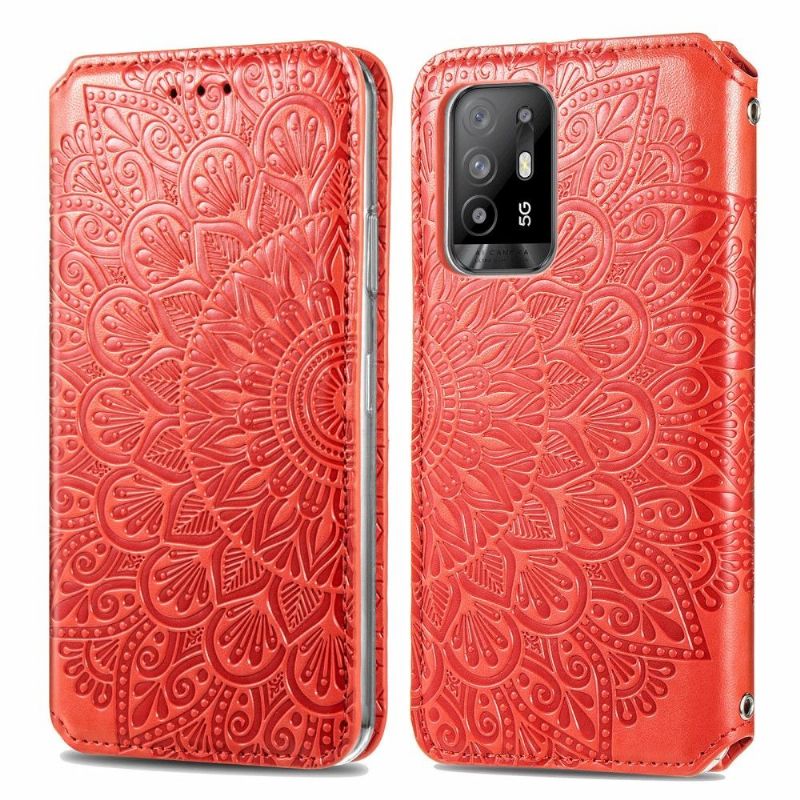 Flipové Pouzdro Na Oppo A94 5G Elegantní Umělá Kůže Mandala
