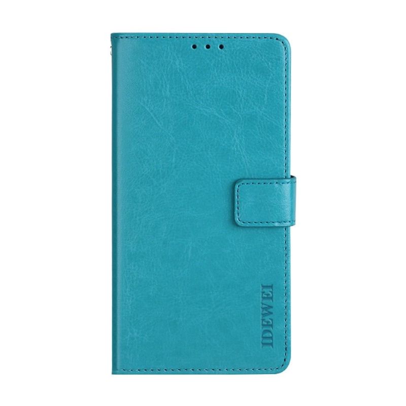 Flipové Pouzdro Na Oppo A94 5G Kožené Pouzdro Kožený Efekt Idewei Folio