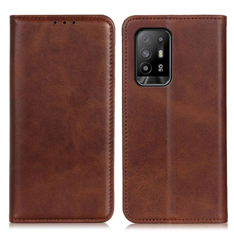 Flipové Pouzdro Na Oppo A94 5G Kožené Pouzdro Simone Ve Věku