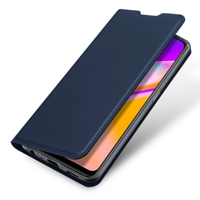 Flipové Pouzdro Na Oppo A94 5G Obchodní Saténový Efekt