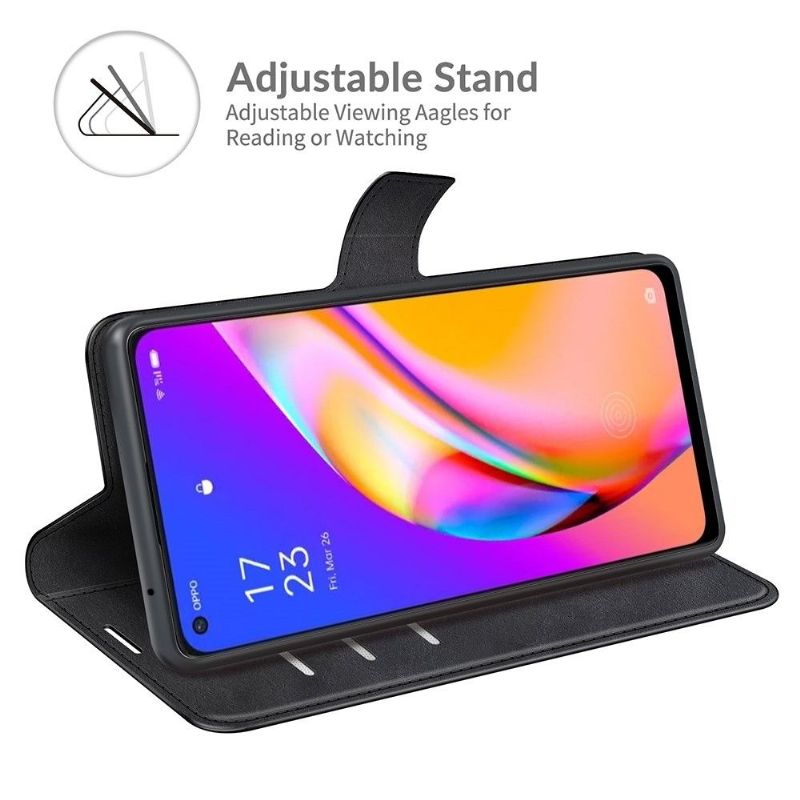 Flipové Pouzdro Na Oppo A94 5G Peněženkové Pouzdro Styl Kůže