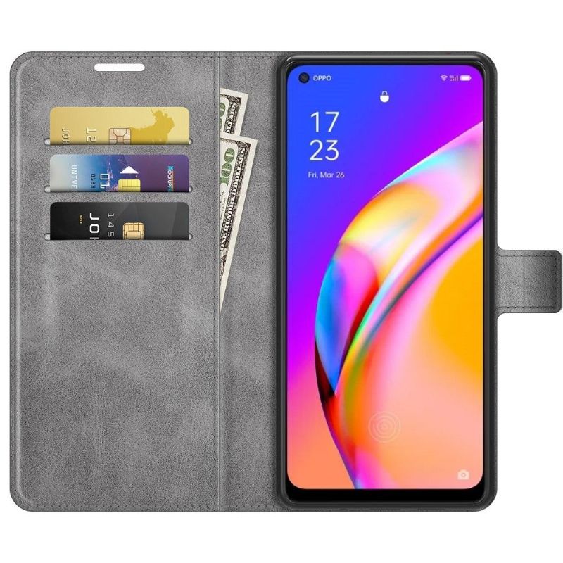 Flipové Pouzdro Na Oppo A94 5G Peněženkové Pouzdro Styl Kůže