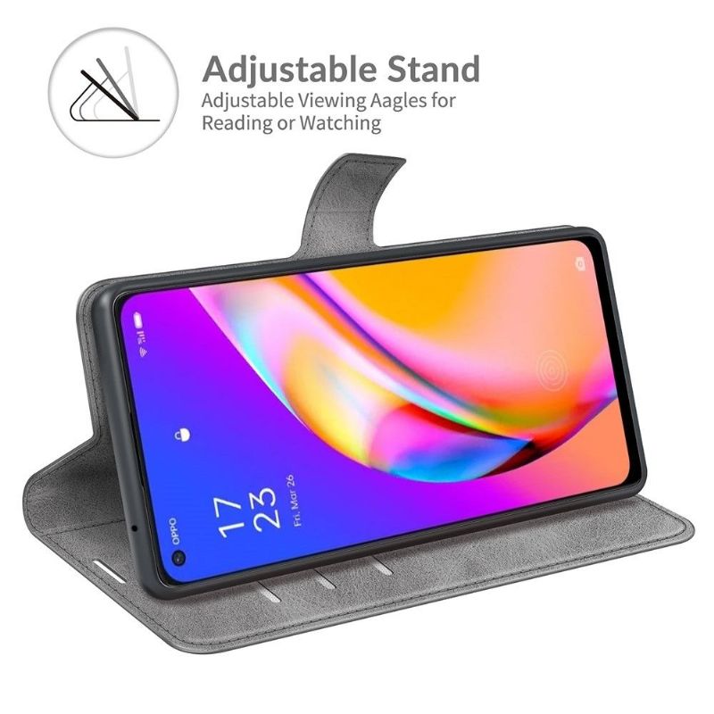 Flipové Pouzdro Na Oppo A94 5G Peněženkové Pouzdro Styl Kůže