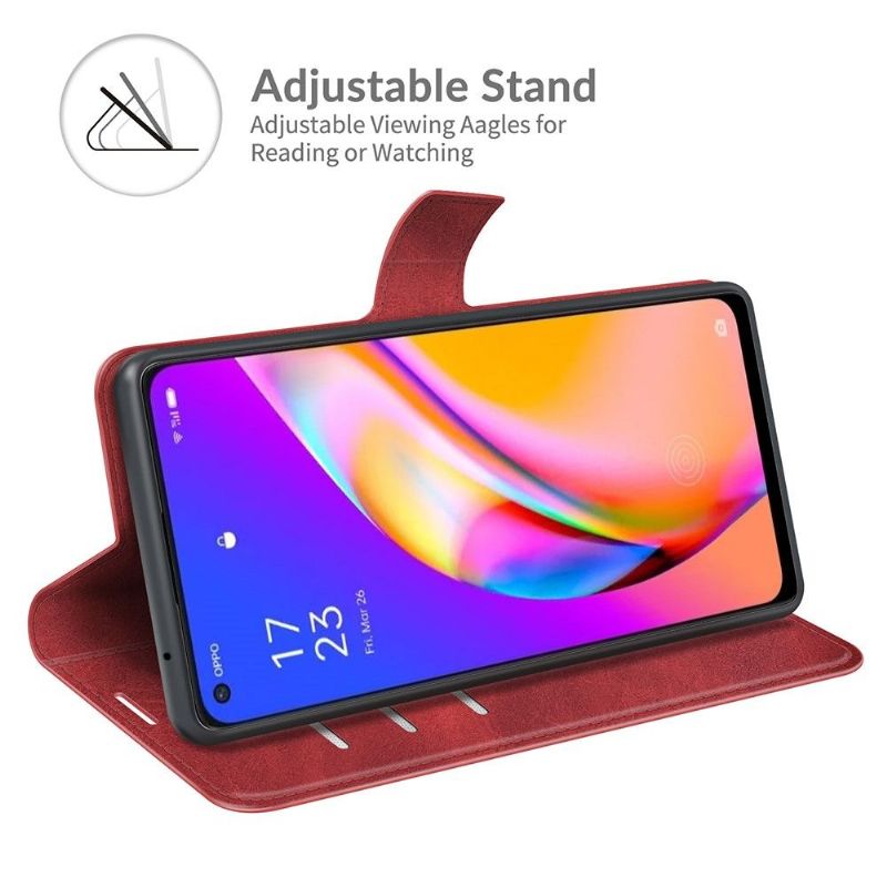 Flipové Pouzdro Na Oppo A94 5G Peněženkové Pouzdro Styl Kůže