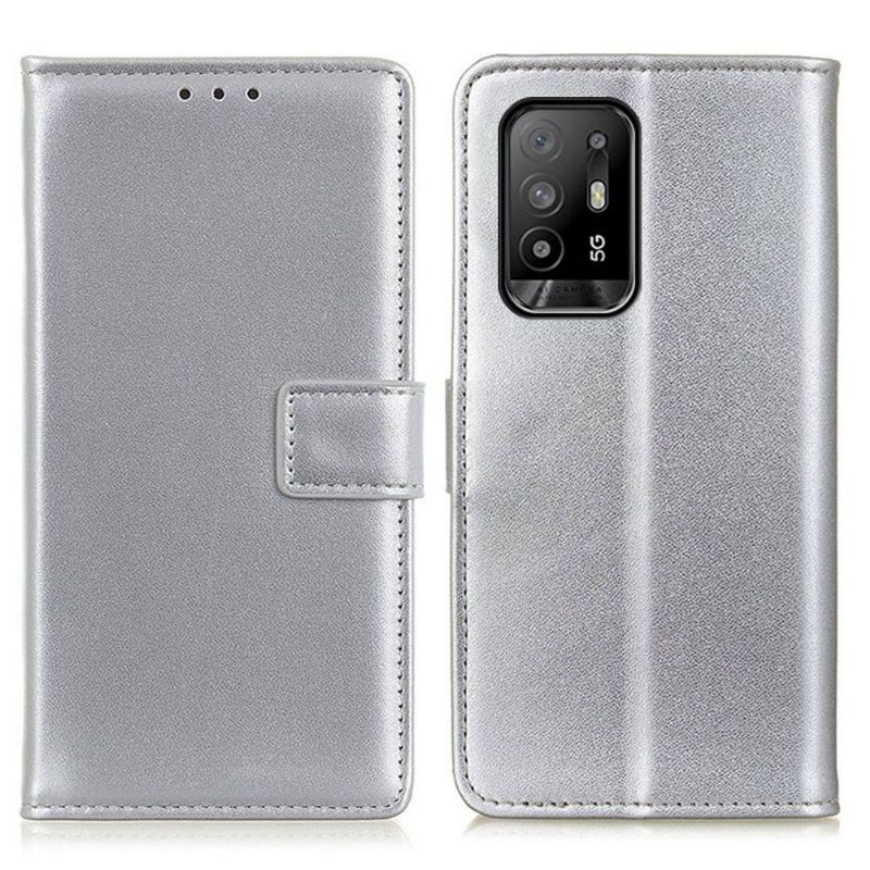Flipové Pouzdro Na Oppo A94 5G Základní Umělá Kůže