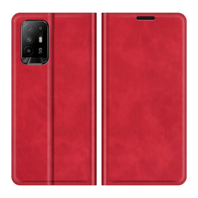 Kožené Pouzdro Folio Na Oppo A94 5G Funkce Stojanu Z Umělé Kůže
