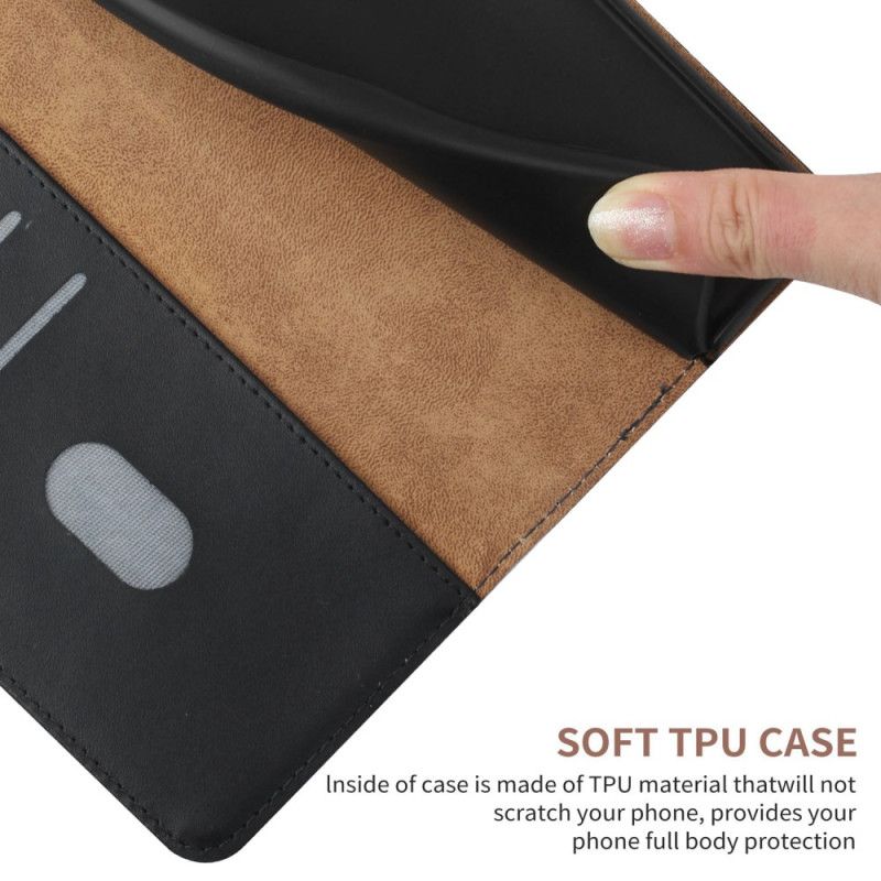 Kožený Kryt Motorola Edge 50 Neo Kůže Nappa