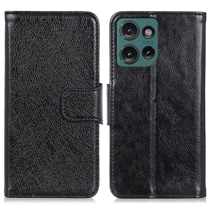 Kožený Kryt Motorola Edge 50 Neo Kůže S Texturou Nappa