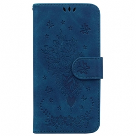 Kožený Kryt Na Motorola Edge 50 Neo Růže