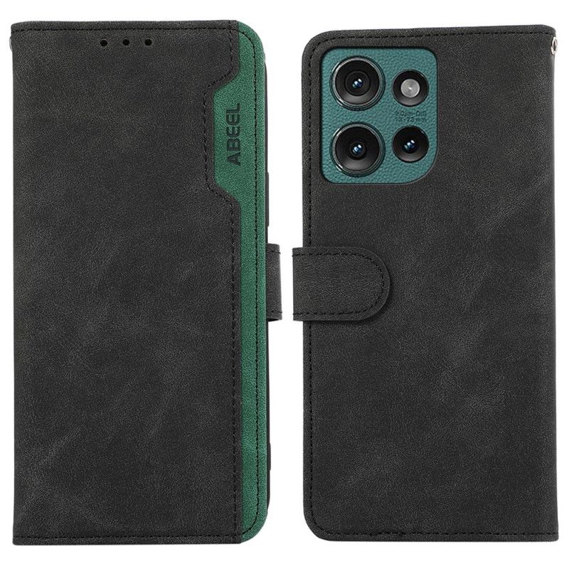 Peněženková Pouzdra Motorola Edge 50 Neo Dvoubarevný Abeel