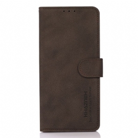 Peněženková Pouzdra Motorola Edge 50 Neo Khazneh Suede Effect