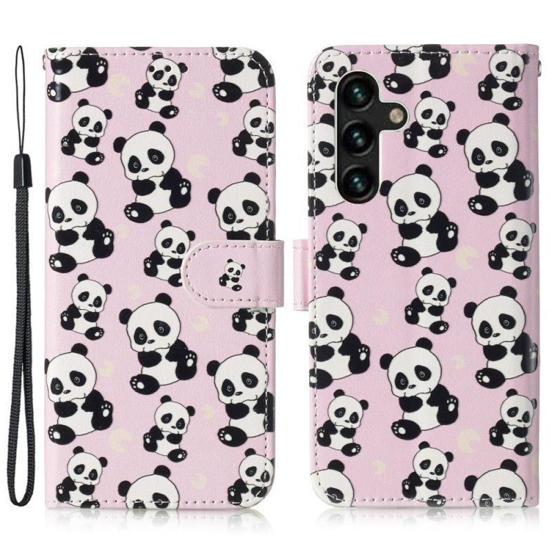 Kožený Kryt Na Samsung Galaxy S24 Fe Pandy