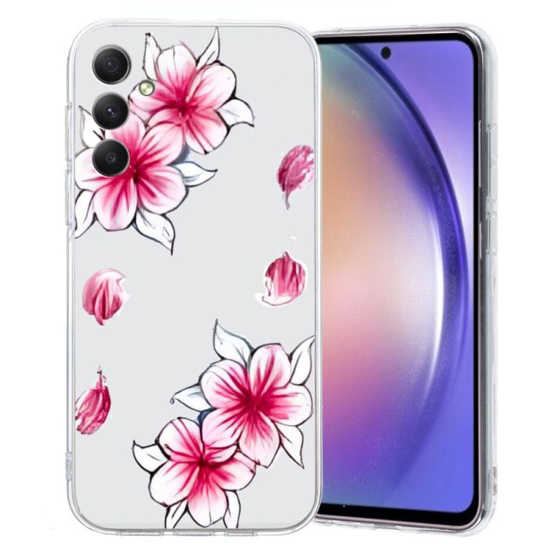Kryt Samsung Galaxy S24 Fe Kryty Na Mobil Třešňové Květy