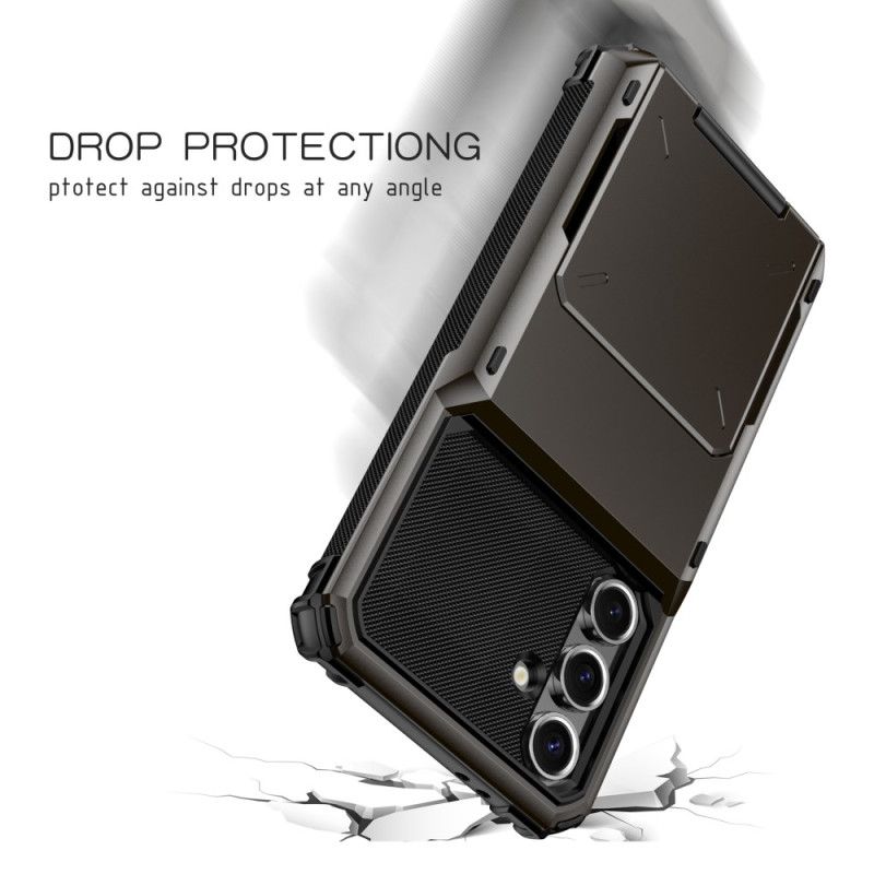 Kryt Samsung Galaxy S24 Fe Otočný Držák Karty