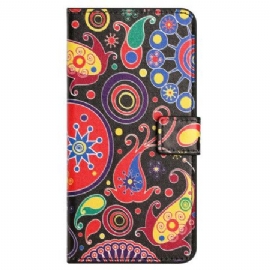 Peněženková Pouzdra Samsung Galaxy S24 Fe Kryty Na Mobil Galaxy Pattern
