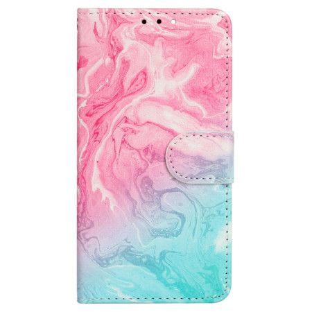 Peněženková Pouzdra Samsung Galaxy S24 Fe Kryty Na Mobil Růžový A Zelený Mramor