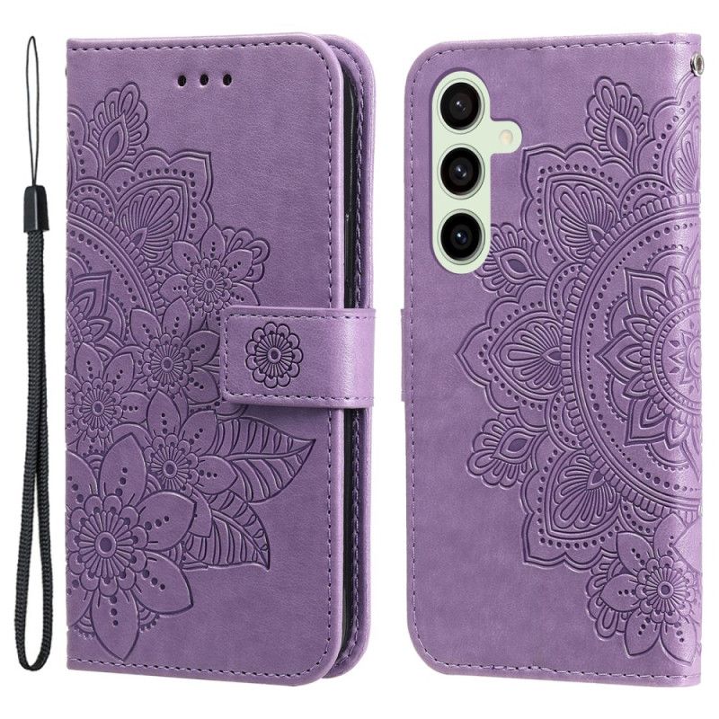 Peněženková Pouzdra Samsung Galaxy S24 Fe Kryty Na Mobil Tisk Mandaly