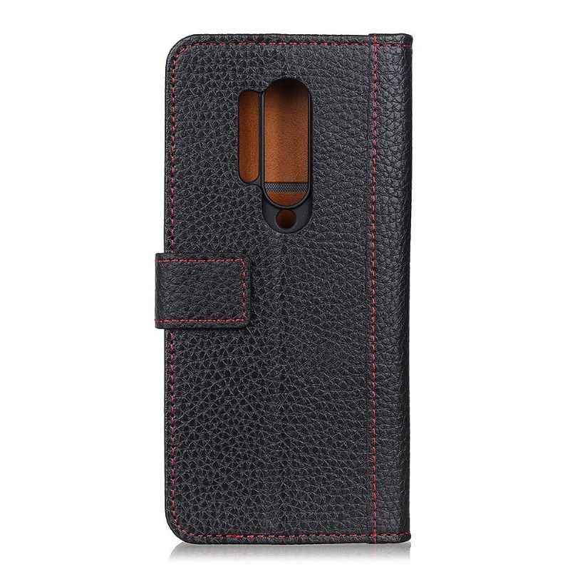 Flipové Pouzdro Na OnePlus 8 Pro Funkce Podpory Držáku Karet S Efekty Zrnité Kůže