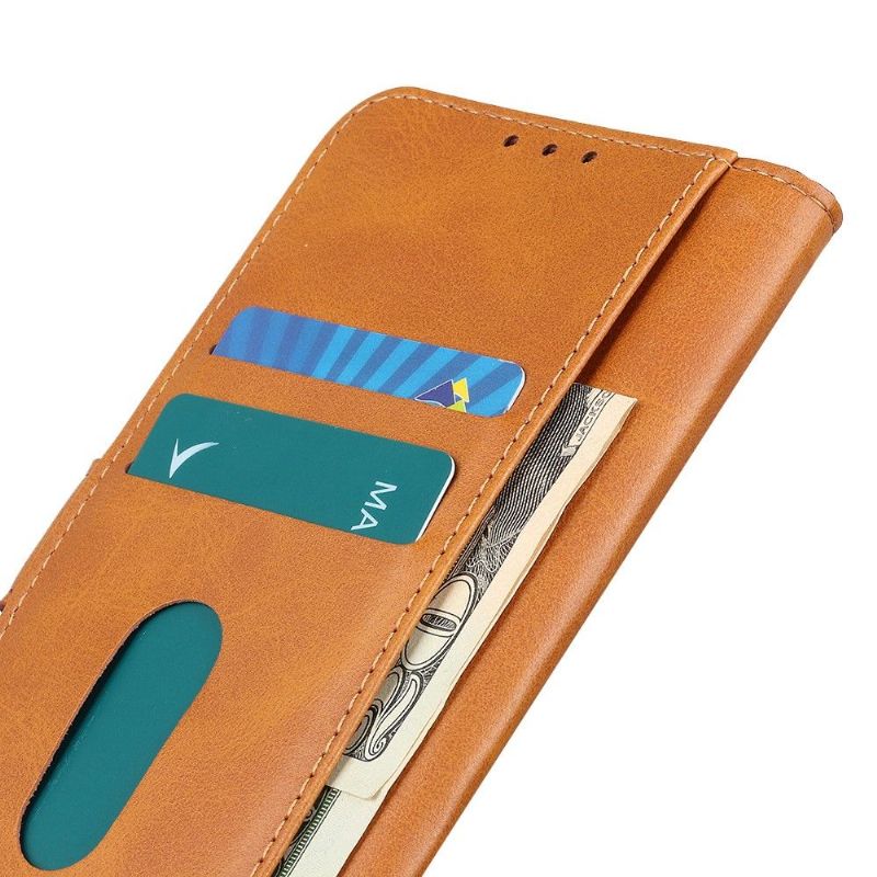 Flipové Pouzdro Na OnePlus 8 Pro Funkce Podpory Držáku Karet S Efekty Zrnité Kůže