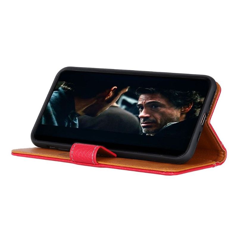 Flipové Pouzdro Na OnePlus 8 Pro Funkce Podpory Držáku Karet S Efekty Zrnité Kůže