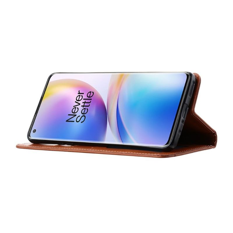 Flipové Pouzdro Na OnePlus 8 Pro Stojanový Držák Karty