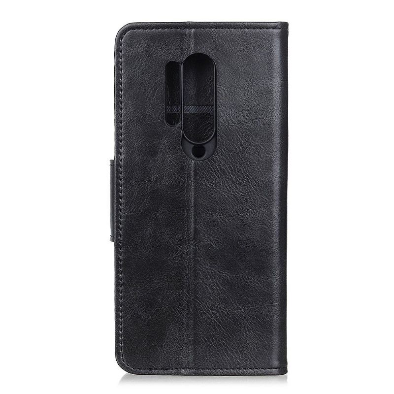 Kožené Pouzdro Folio Na OnePlus 8 Pro Flipové Pouzdro Funkce Podpory Umělé Kůže