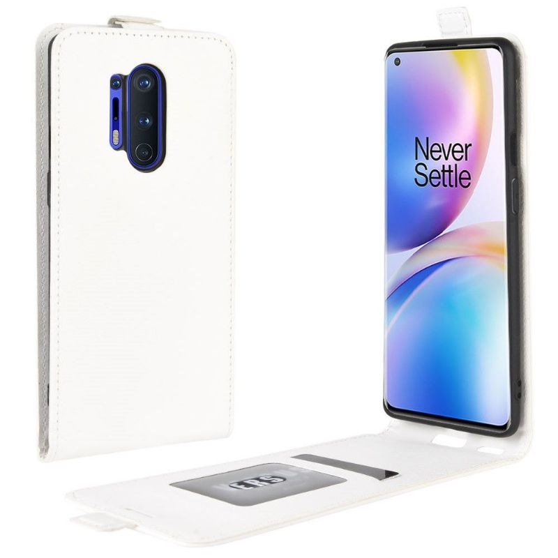 Kožené Pouzdro Folio Na OnePlus 8 Pro Flipové Pouzdro Vertikální Umělá Kůže