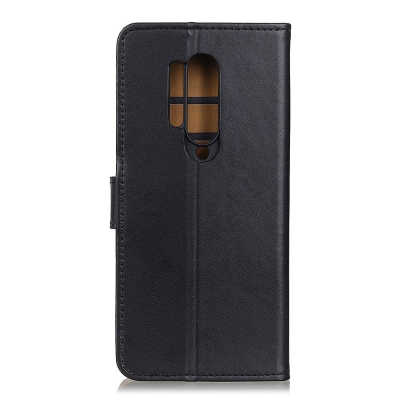 Kožené Pouzdro Folio Na OnePlus 8 Pro Základní Umělá Kůže