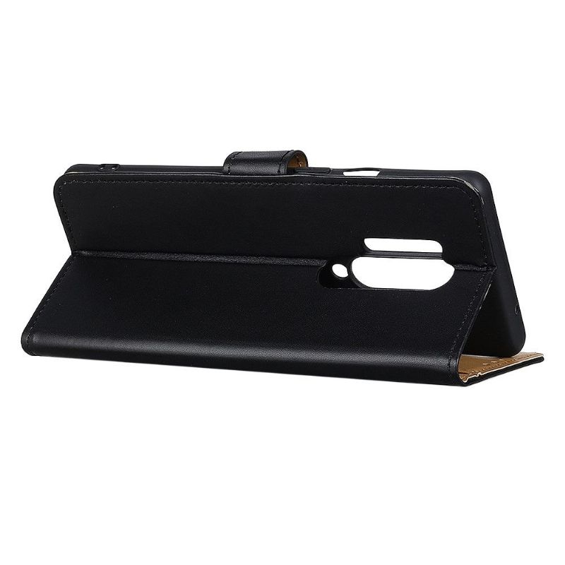Kožené Pouzdro Folio Na OnePlus 8 Pro Základní Umělá Kůže
