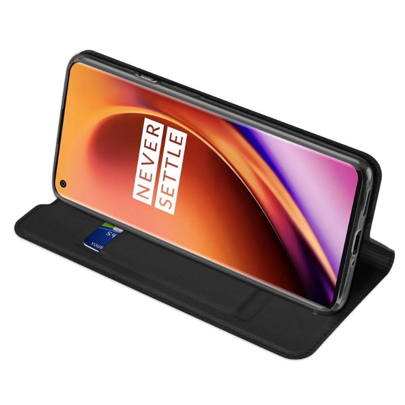 Kožené Pouzdro Na OnePlus 8 Pro Saténový Povlak