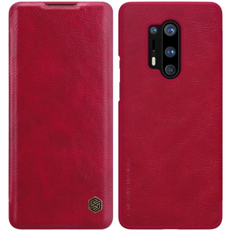 Kožené Pouzdro Na OnePlus 8 Pro Umělá Kůže Řady Qin