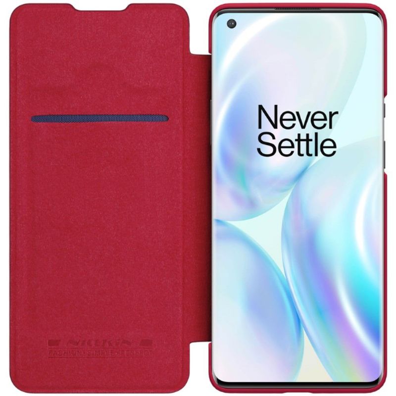 Kožené Pouzdro Na OnePlus 8 Pro Umělá Kůže Řady Qin