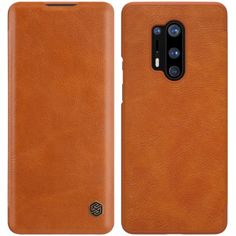 Kožené Pouzdro Na OnePlus 8 Pro Umělá Kůže Řady Qin