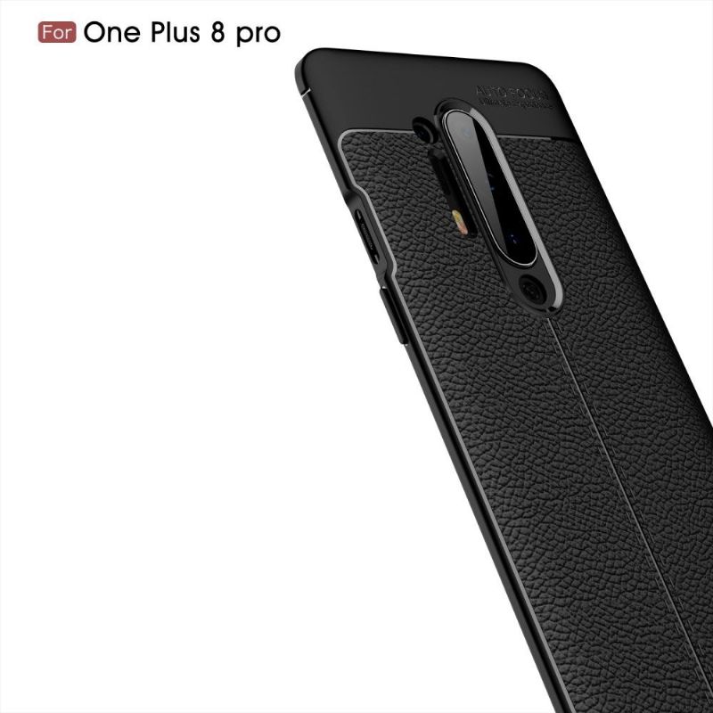Kryt Na OnePlus 8 Pro Gel Pro Konečnou Úpravu Umělé Kůže