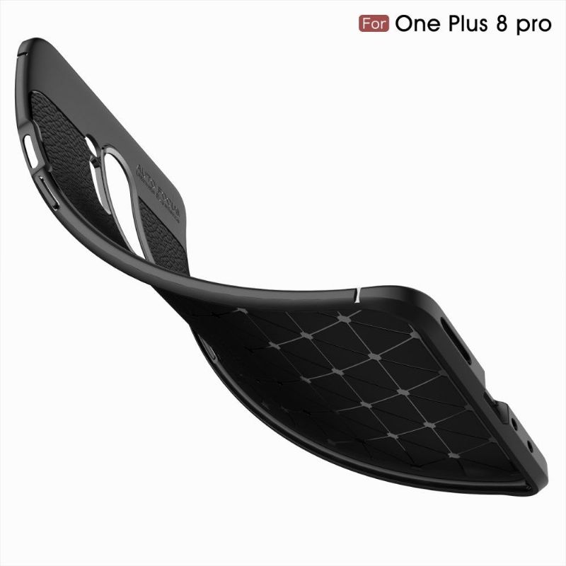 Kryt Na OnePlus 8 Pro Gel Pro Konečnou Úpravu Umělé Kůže