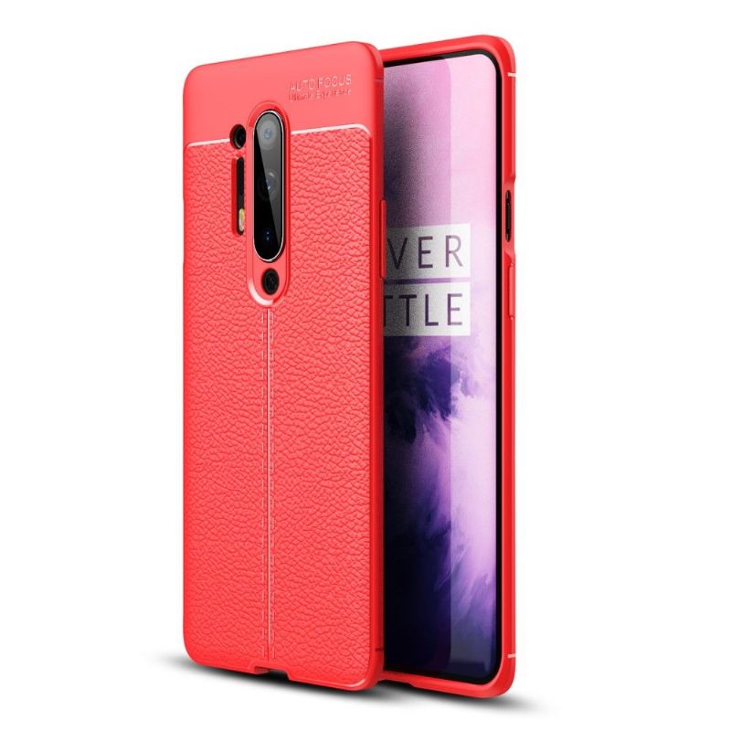 Kryt Na OnePlus 8 Pro Gel Pro Konečnou Úpravu Umělé Kůže