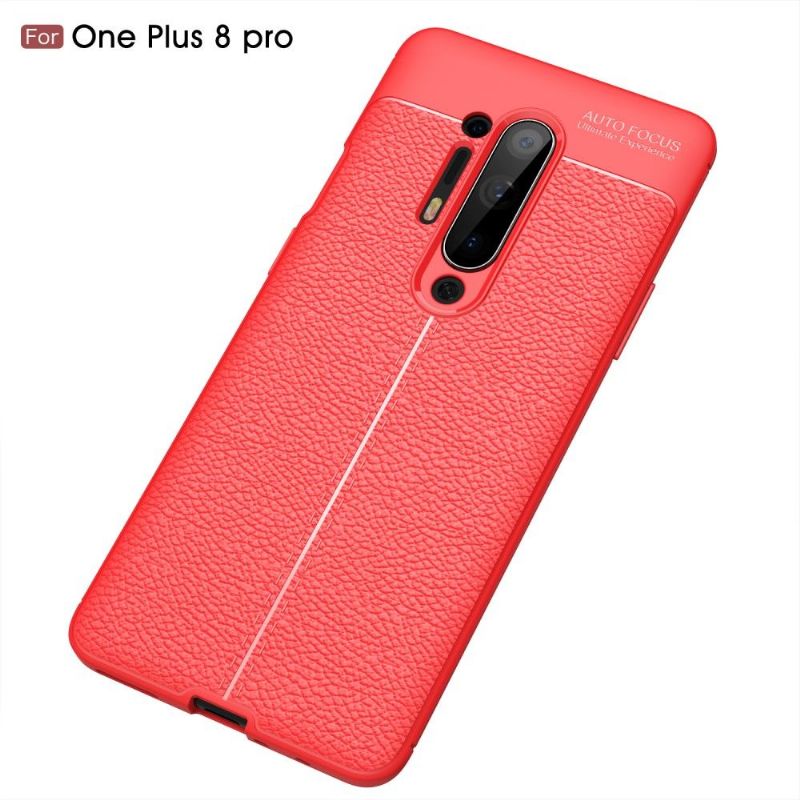 Kryt Na OnePlus 8 Pro Gel Pro Konečnou Úpravu Umělé Kůže