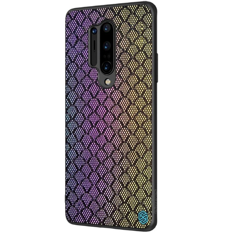 Kryt Na OnePlus 8 Pro Lesklé Série - Fialová / Zlatá